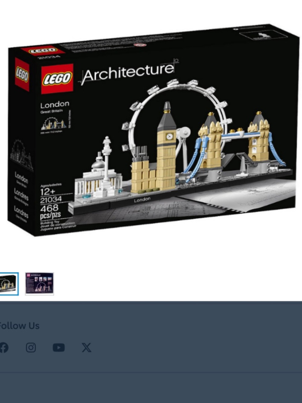 Lego Architecture Set 21034 London
